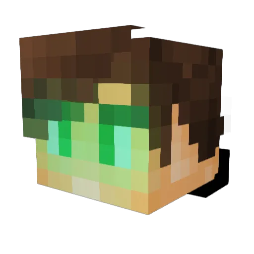 daniil123 Minecraft avatar head, 3D render