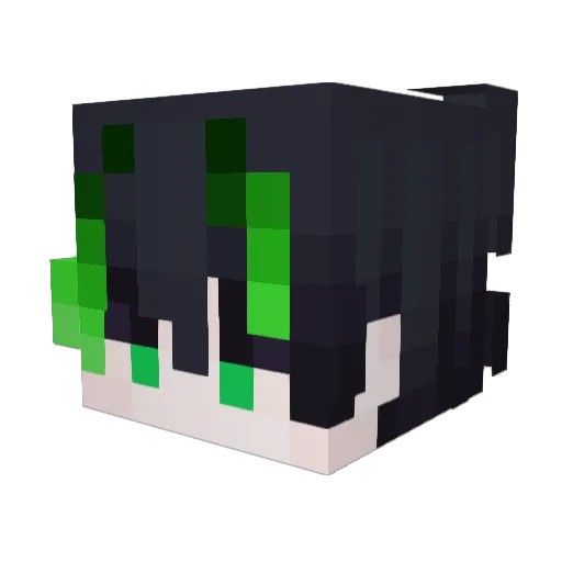 daniiur Minecraft avatar head, 3D render