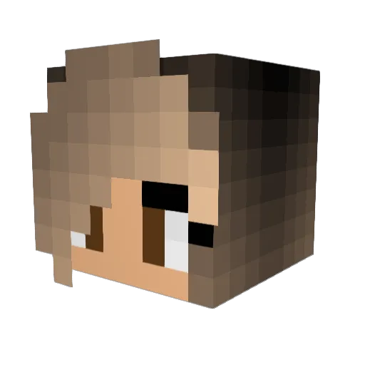danikg02 Minecraft avatar head, 3D render