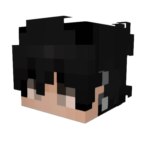 daniletx Minecraft avatar head, 3D render