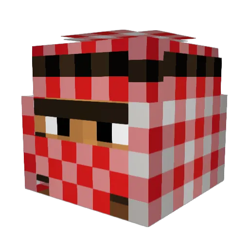 danilka2803 Minecraft avatar head, 3D render