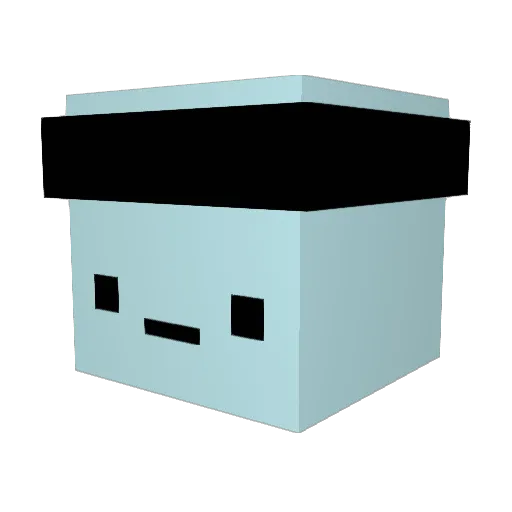 danillie Minecraft avatar head, 3D render
