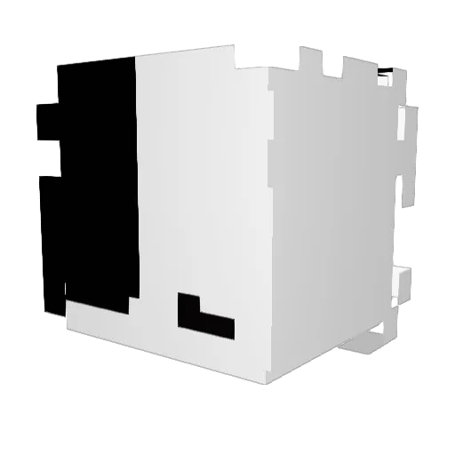 daniloffszz Minecraft avatar head, 3D render