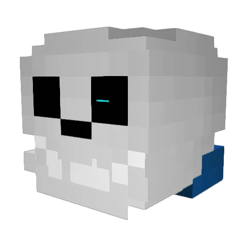 danilolokis Minecraft avatar head, 3D render
