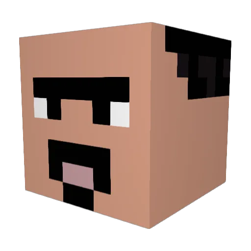danilp6 Minecraft avatar head, 3D render