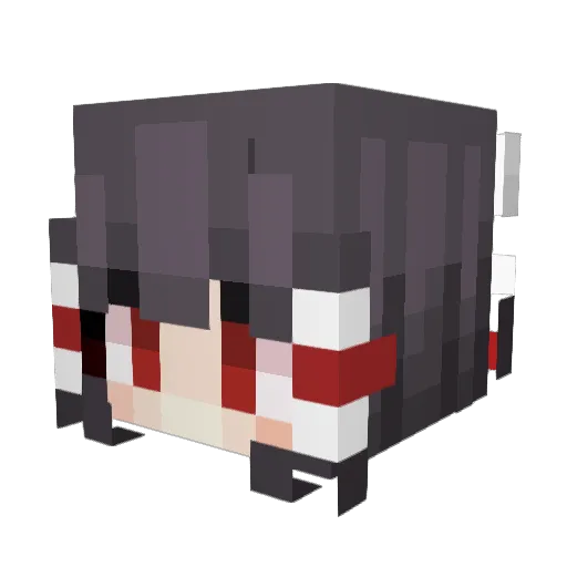daniqwe1 Minecraft avatar head, 3D render