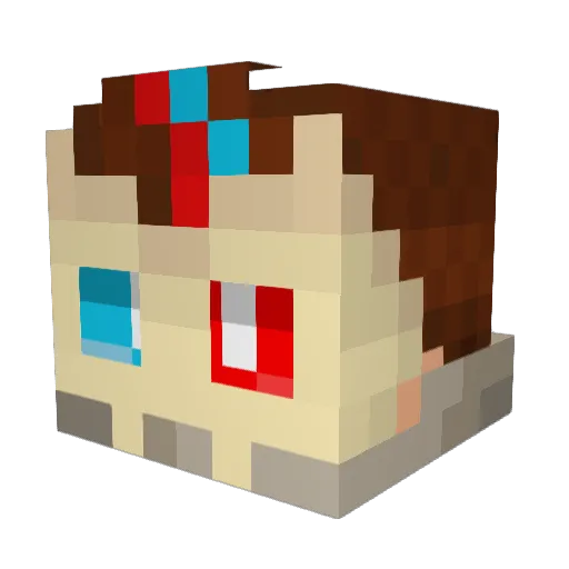 daniro_89 Minecraft avatar head, 3D render