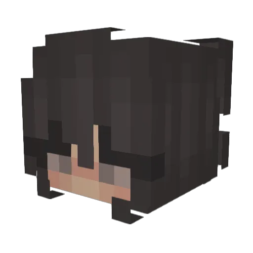 danishcookiez Minecraft avatar head, 3D render