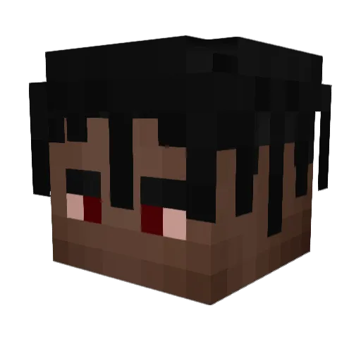 danispacy Minecraft avatar head, 3D render