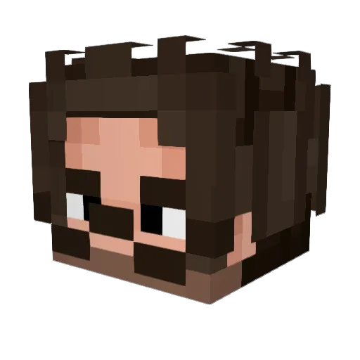 danitins Minecraft avatar head, 3D render
