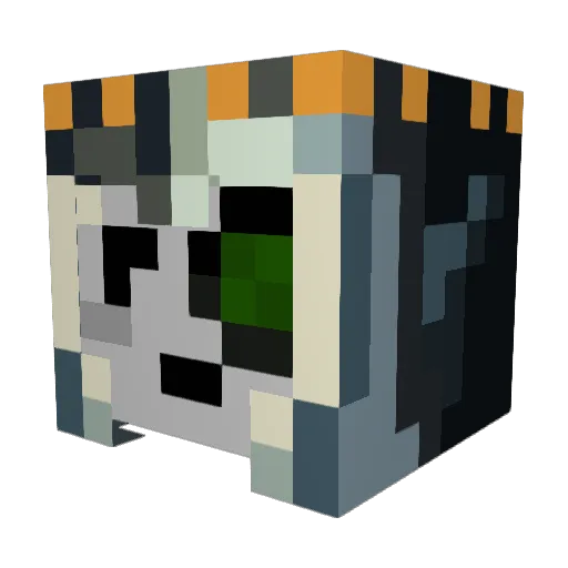 daniv2 Minecraft avatar head, 3D render