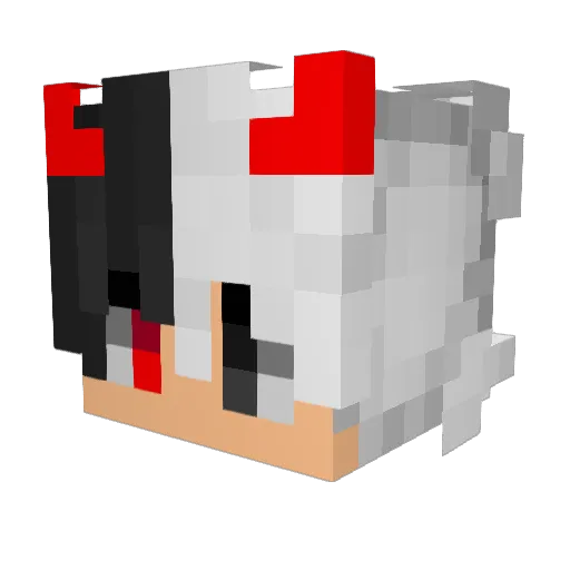 danivata Minecraft avatar head, 3D render