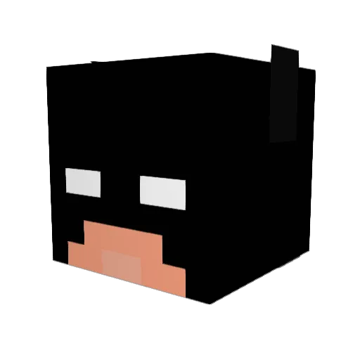 danj560 Minecraft avatar head, 3D render
