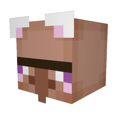 danjaco3 Minecraft avatar head, 3D render