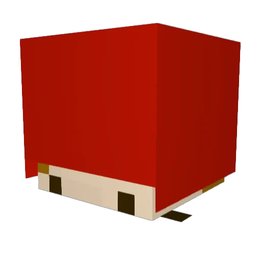 danjamon Minecraft avatar head, 3D render