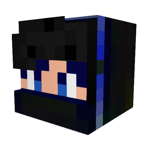 dank_jomat Minecraft avatar head, 3D render