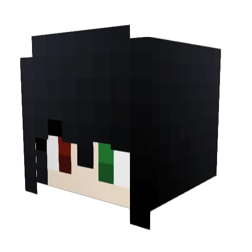 dankatalant Minecraft avatar head, 3D render