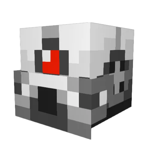 dankchandler Minecraft avatar head, 3D render
