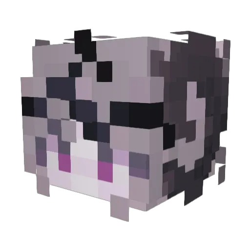 dankeww Minecraft avatar head, 3D render
