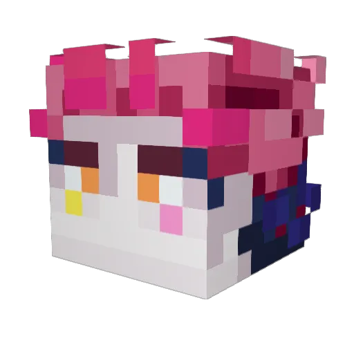 danlord761 Minecraft avatar head, 3D render