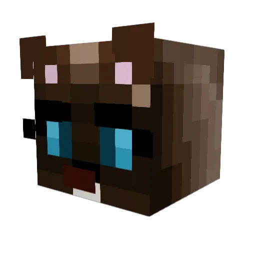 danm36 Minecraft avatar head, 3D render