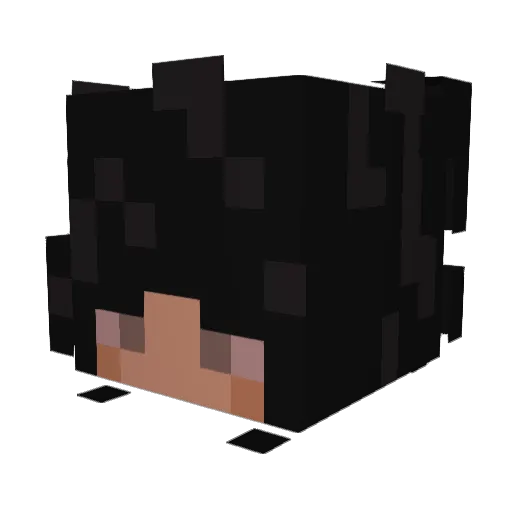 danmanthedan Minecraft avatar head, 3D render