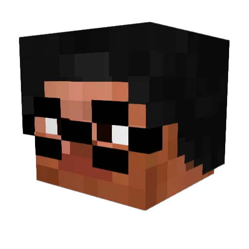 danmat113 Minecraft avatar head, 3D render