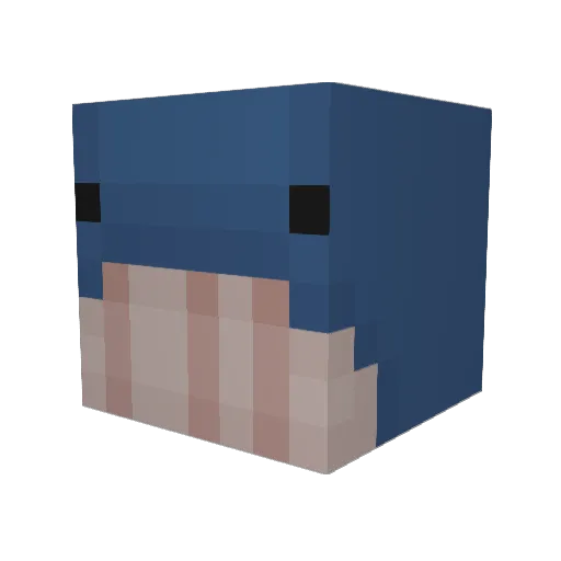 danneehboi Minecraft avatar head, 3D render