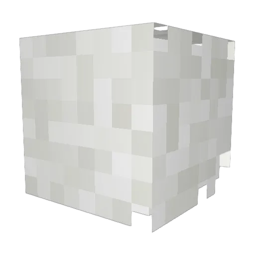 danneol Minecraft avatar head, 3D render