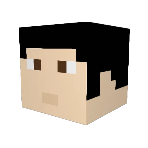 danny12197 Minecraft avatar head, 3D render