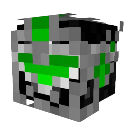 danny4459 Minecraft avatar head, 3D render