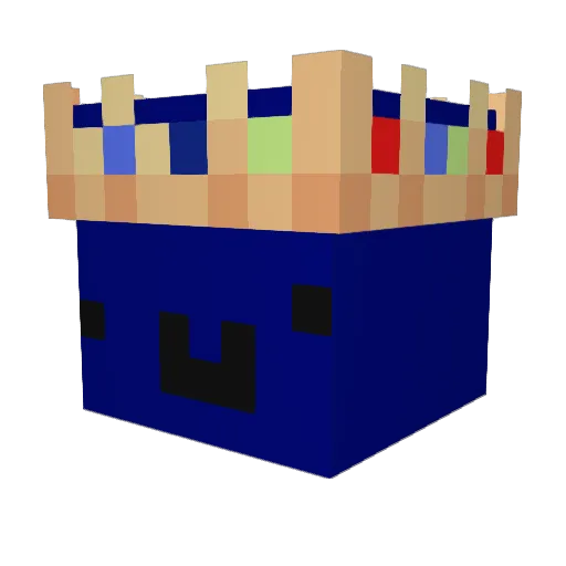 danny644 Minecraft avatar head, 3D render