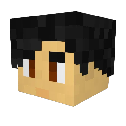 danny_volt Minecraft avatar head, 3D render