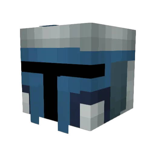 dannyass Minecraft avatar head, 3D render