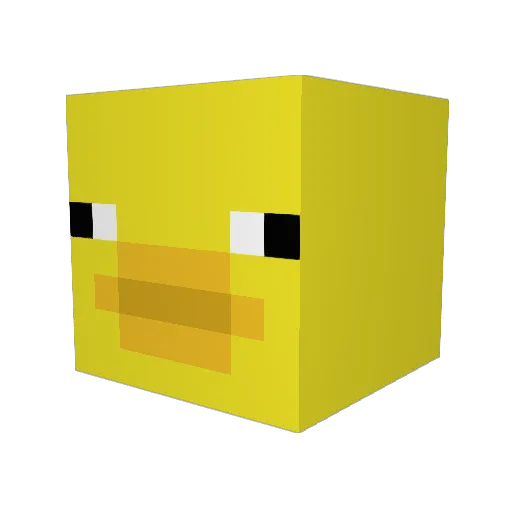 dannygamesNL Minecraft avatar head, 3D render