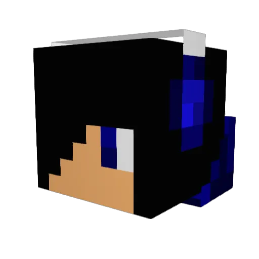dannyheath Minecraft avatar head, 3D render