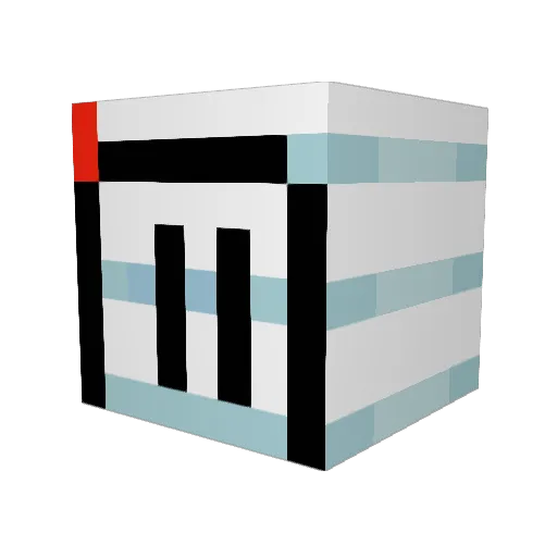 dannykmf Minecraft avatar head, 3D render