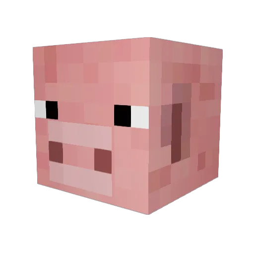 dannykuren Minecraft avatar head, 3D render