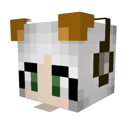 dannylachance Minecraft avatar head, 3D render