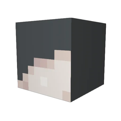 dannymilkers Minecraft avatar head, 3D render