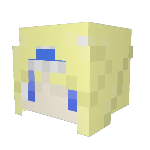 dannysyu Minecraft avatar head, 3D render