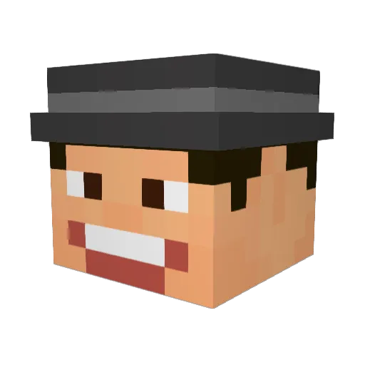 dannysze145 Minecraft avatar head, 3D render