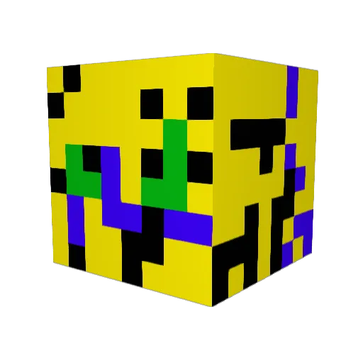 dannyydd Minecraft avatar head, 3D render