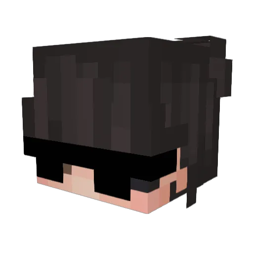 dano_lpm Minecraft avatar head, 3D render