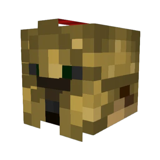 danoloan Minecraft avatar head, 3D render