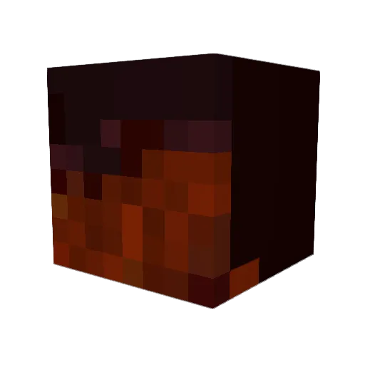 dansgruppie Minecraft avatar head, 3D render