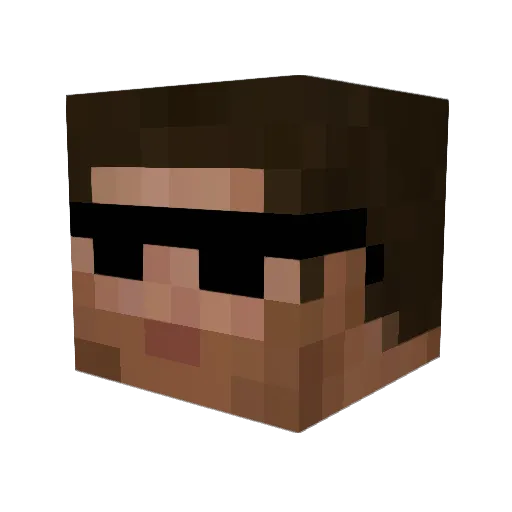 dant03 Minecraft avatar head, 3D render