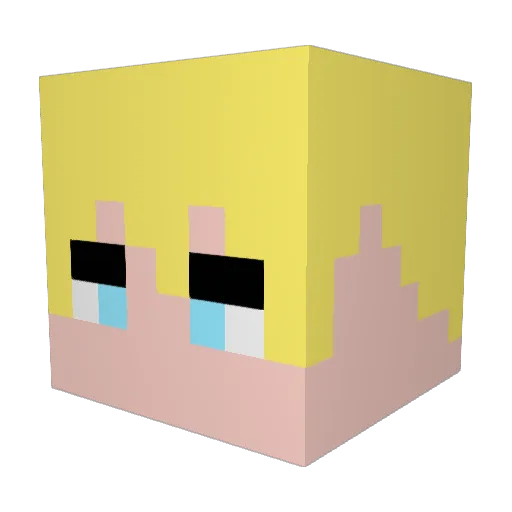 dante0ytw Minecraft avatar head, 3D render