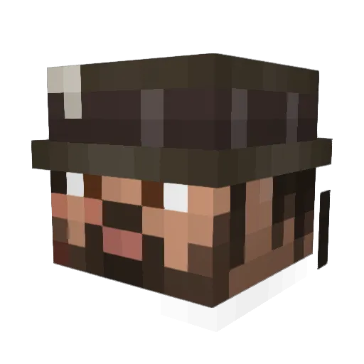 dante105 Minecraft avatar head, 3D render