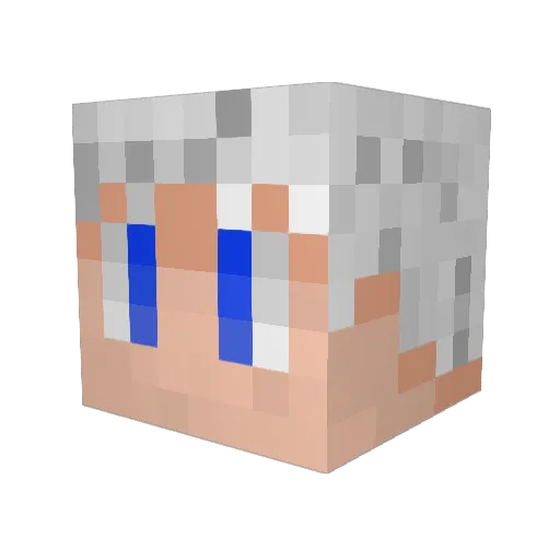 dante5614 Minecraft avatar head, 3D render